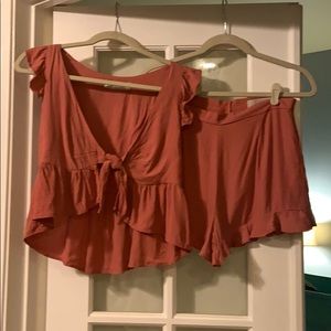 Matching top and shorts